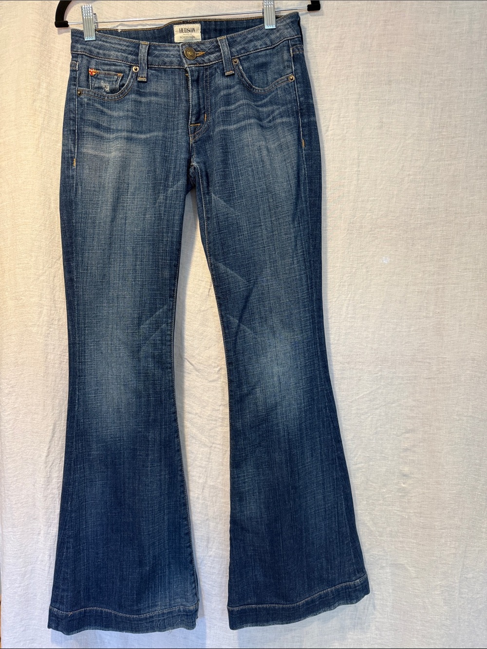 Hudson Ferris Jeans Low Rise Flare Jeans